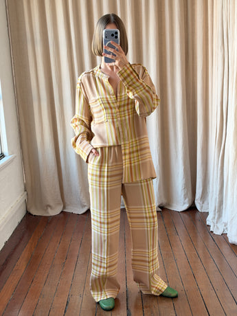 Oroton Check Shirt and Pants