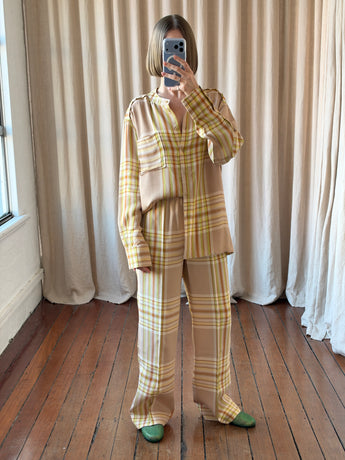Oroton Check Shirt and Pants