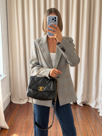 Chanel 19 Flap Bag Small Black