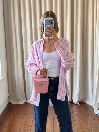 Gucci Interlocking G Marina Bucket Bag Pink