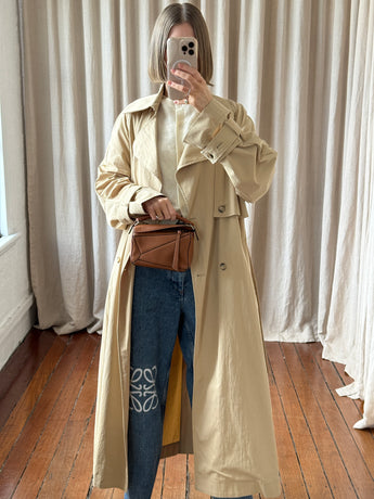 Loewe Mini Puzzle Edge Bag Tan