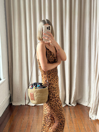 Loewe x Paula's Ibiza Pochette Raffia Bag