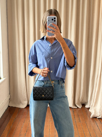 Chanel Wallet On Chain Navy