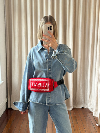 Versace Nylon Belt Bag