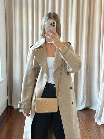 Chanel Boy Wallet on Chain Bag Beige