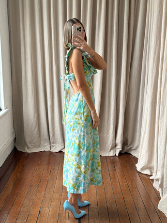 Zimmermann High Tide Frilled Midi Dress