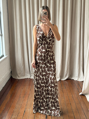 Friends with Frank The Bonita Dress Botanica Print