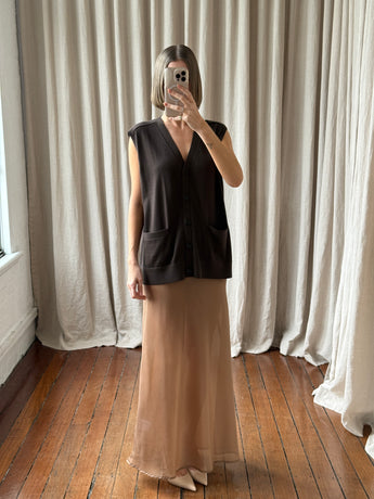 Solaqua Francesca Bias Skirt Toffee