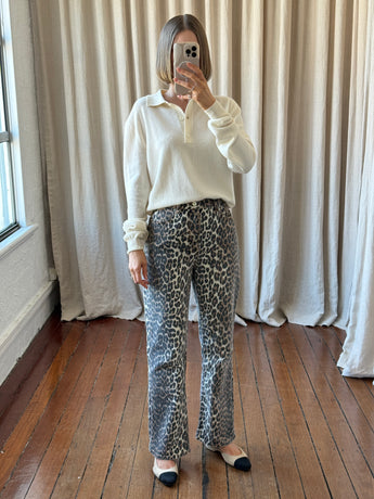 Ganni Leopard Jeans