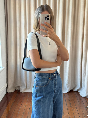 The Row Half Moon Leather Bag