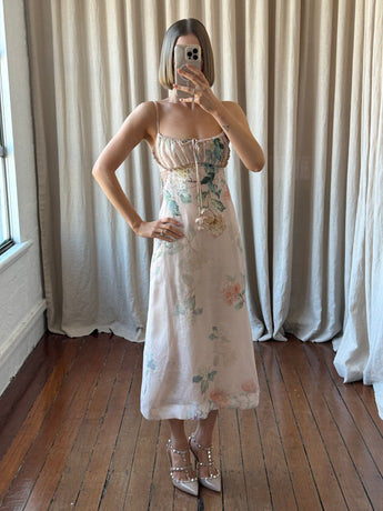 Zimmermann Illuminate Drawn Slip Dress