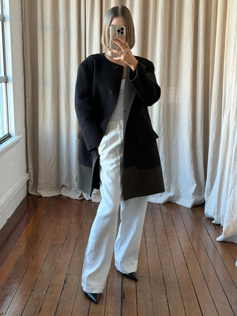 Jil Sander Wool Mid Length Coat