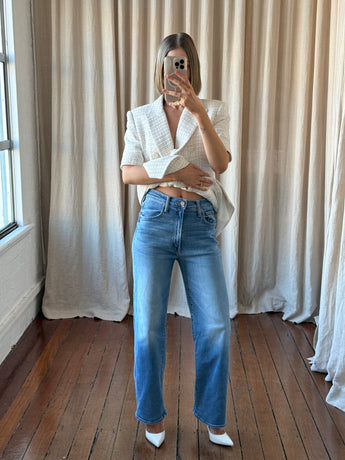Mother The Rambler Flood Jeans Out Of The Blue