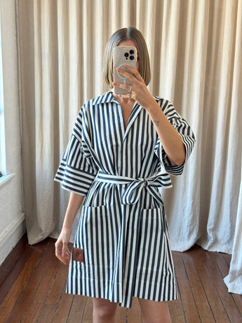 Oroton Striped T-Shirt Dress