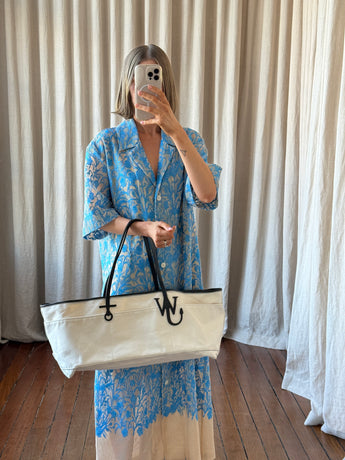 JW Anderson Anchor Logo Canvas Tote