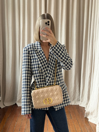 Dior Medium Caro Bag Beige