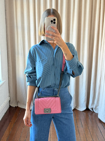Chanel Small Boy Bag Pink
