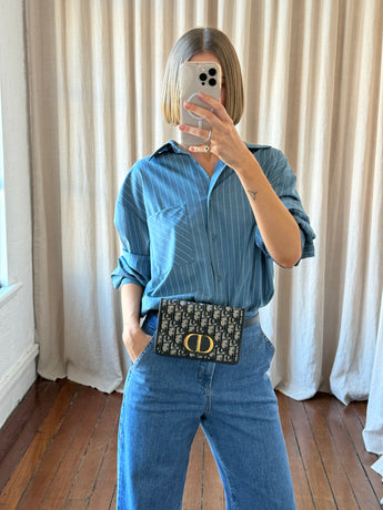 Dior 2-in-1 30 Montaigne Pouch Blue