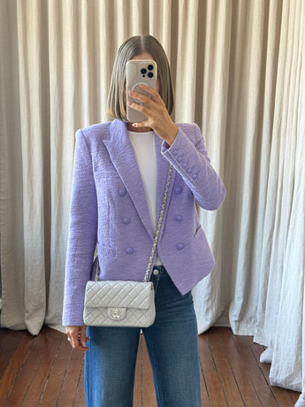 Chanel Mini Rectangle Flap Bag Grey