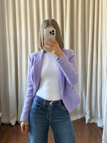 Dior Satin Belt Purple