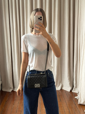 Chanel Small Boy Bag Black