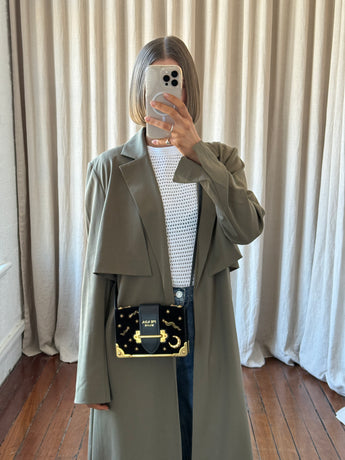 Prada Velvet Cahier Astrology Bag Black