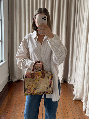 Louis Vuitton Metallic Monogram Garden Speedy Bandouliere 25 Bag