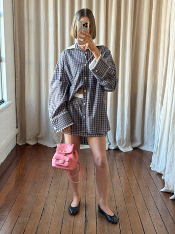 Chanel Duma Drawstring Small Backpack Pink