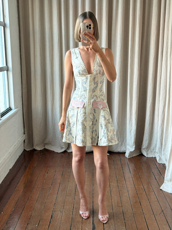 Antipodean Bittersweet Godet Dress