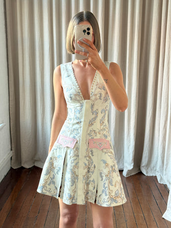 Antipodean Bittersweet Godet Dress