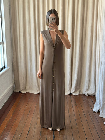 P.Johnson Tessa Shirt Dress Olive