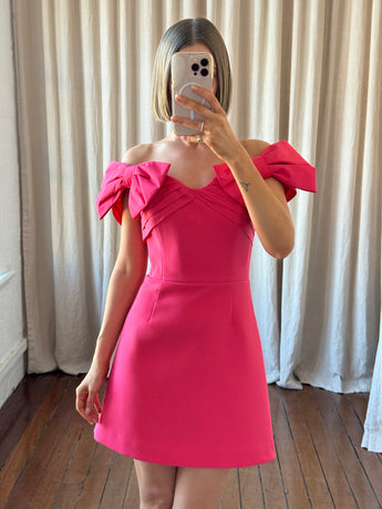 Rebecca Vallance Pose Mini Dress Pink