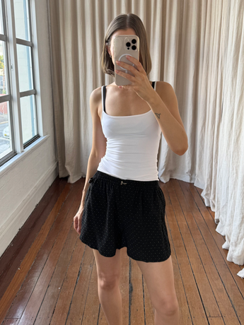 Louis Vuitton Polkadot Relaxed Mini Shorts