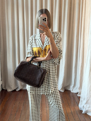 Louis Vuitton Speedy 30 Bandouliere Mini Lin