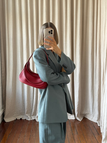 Hermes Vintage Caporal Shoulder Bag Red