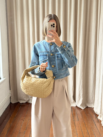 Bottega Veneta Small Jodie Beige