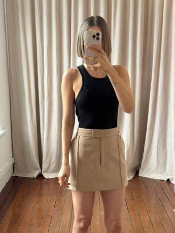 Camilla and Marc Stirling Mini Skirt Camel