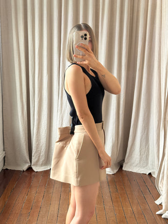 Camilla and Marc Stirling Mini Skirt Camel