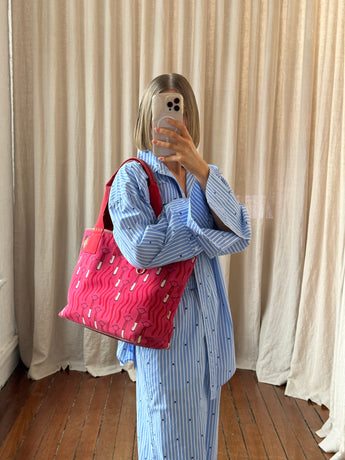 Valentino Rock Stud Lipstick Tote Bag