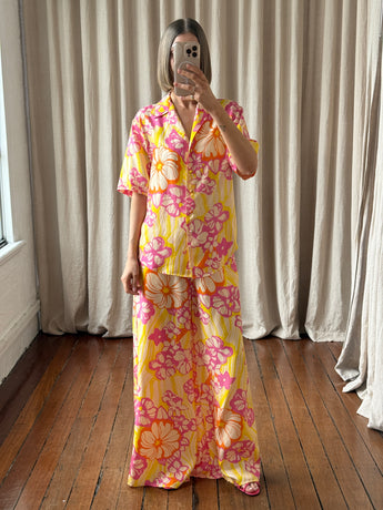 Alemais Fenella Shirt and Pant Set Floral