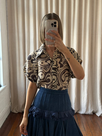 Zimmermann Matchmaker Printed Blouse