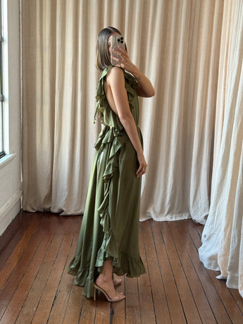 Zimmermann Cascadian Ruffle Midi Dress