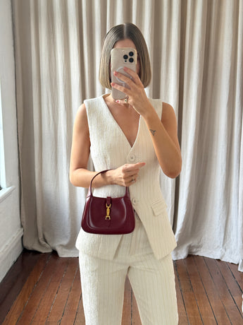 Gucci Jackie 1961 Mini Crossbody Bag Red