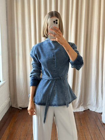 Scanlan Theodore Zipped Denim Jacket