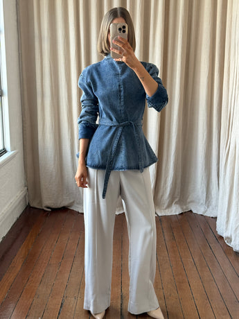 Scanlan Theodore Zipped Denim Jacket