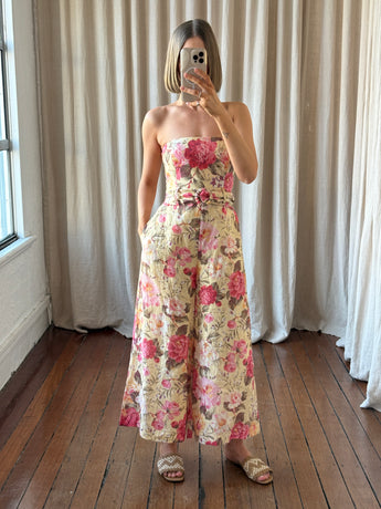 Zimmermann Honour Strapless Jumpsuit