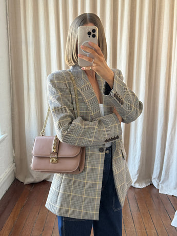 Valentino Rockstud Glam Lock Flap Shoulder Bag