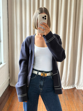 Dolce & Gabbana Metallic Silver Logo Belt
